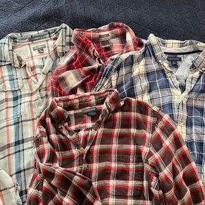 Plaid flannel shirts